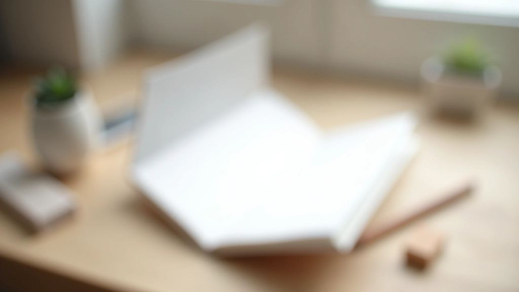 Prázdný sešit s tužkou a gumou, příprava na tvůrčí činnost bez tlaku na dokonalost